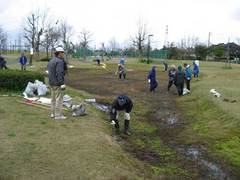 清掃作業の様子