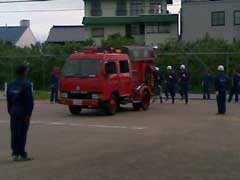 操法訓練の様子