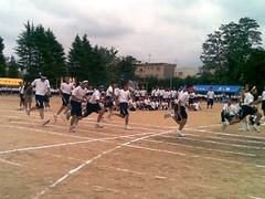 学年別リレーの様子