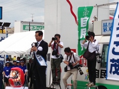 出陣式のどうこ茂候補