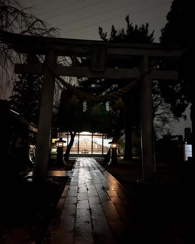 令和７年元旦の松尾神社