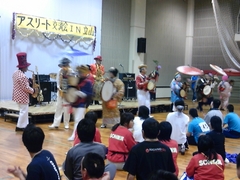 アスリート交流会のチンドン