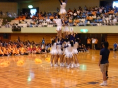 閉会式の富商チアリーダー