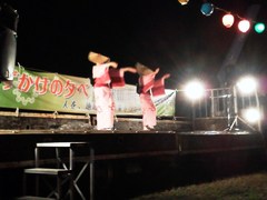 おわらのステージ