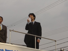街頭遊説（H18年12月）