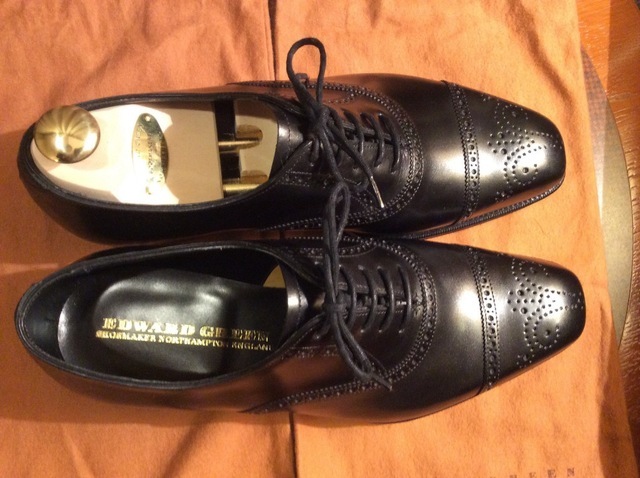セミブローグの名品、エドワードグリーン アスキス#888 - 富山