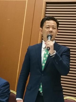 決意を語る田畑さん