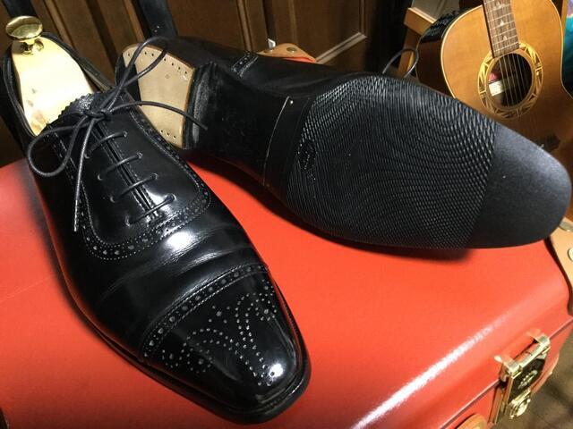 ヒールトップとハーフラバー