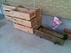 完成したプランター