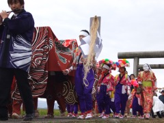 三ッ塚の獅子舞