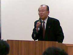 市政・国政報告会の様子