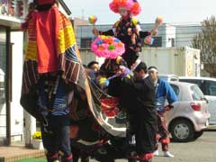 布瀬町の獅子舞