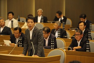 平成27年6月一般質問の様子