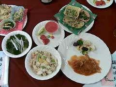 手作りクリスマスディナー料理