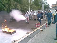 防災訓練の様子