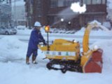除雪ボランティアの様子
